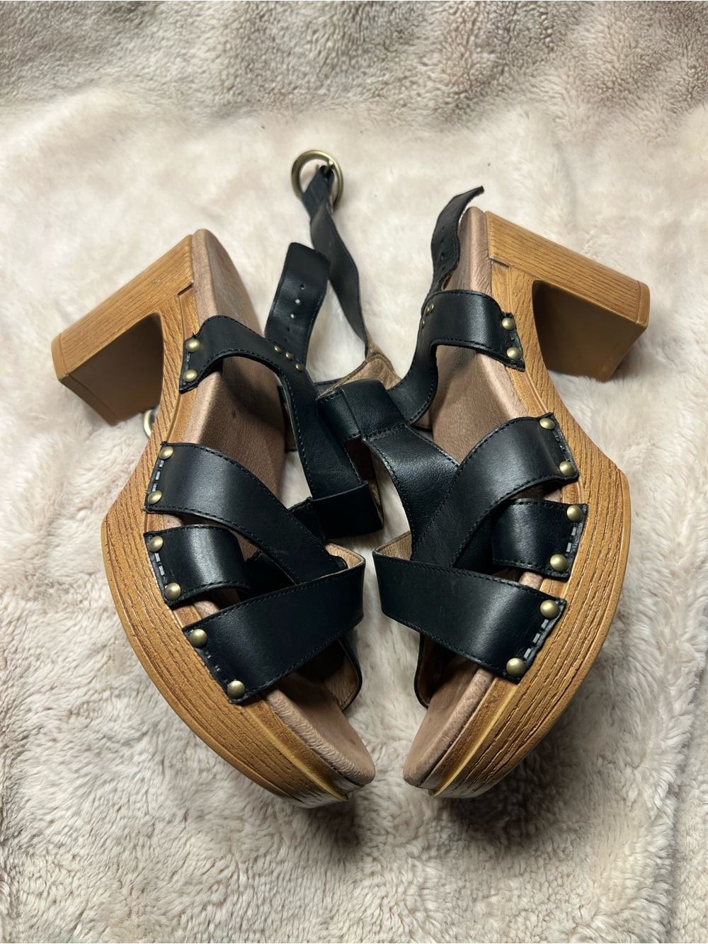 Dansko Frida sandals black leather size 39 or US 8.5-9 - Picture 4 of 5